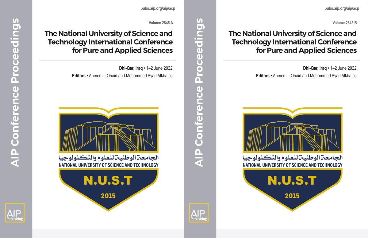 Cover of Volume 2845: The National University of Science and Technology International Conference for Pure and Applied Sciences
