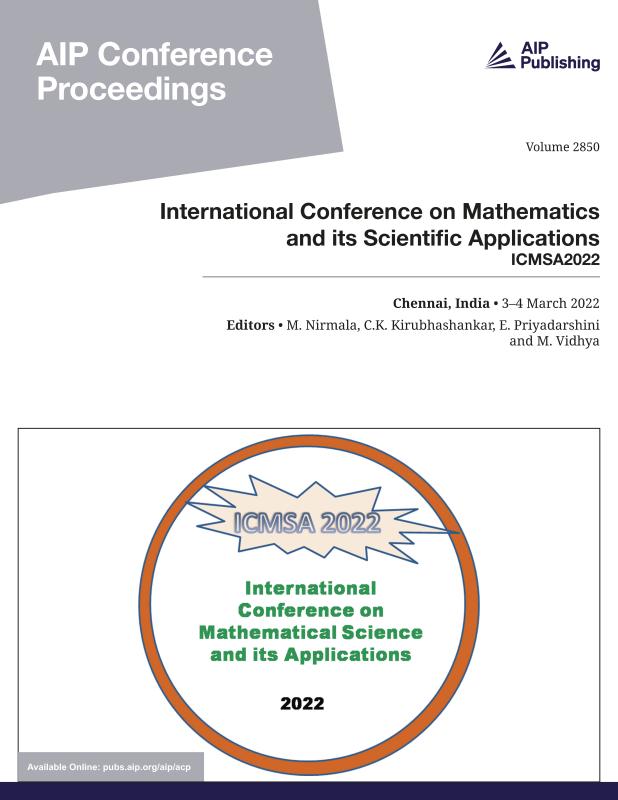 Cover of Volume 2850: International Conference on Mathematics and its Scientific Applications