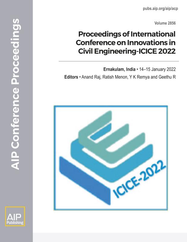 Cover of Volume 2856: Proceedings of International Conference on Innovations in Civil Engineering-ICICE 2022