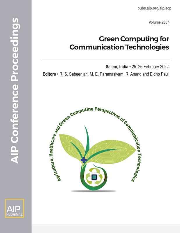 Cover of Volume 2857: Green Computing for Communication Technologies