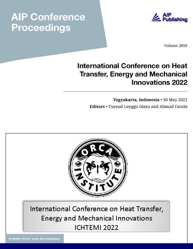Cover of Volume 2859: International Conference on Heat Transfer, Energy and Mechanical Innovations 2022 