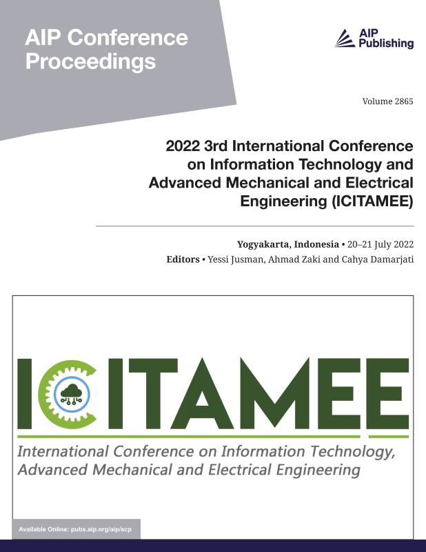 Cover of Volume 2865: 2022 3rd International Conference on Information Technology and Advanced Mechanical and Electrical Engineering (ICITAMEE)