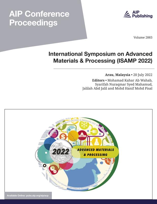 Cover of Volume 2883: International Symposium on Advanced Materials & Processing (ISAMP 2022)