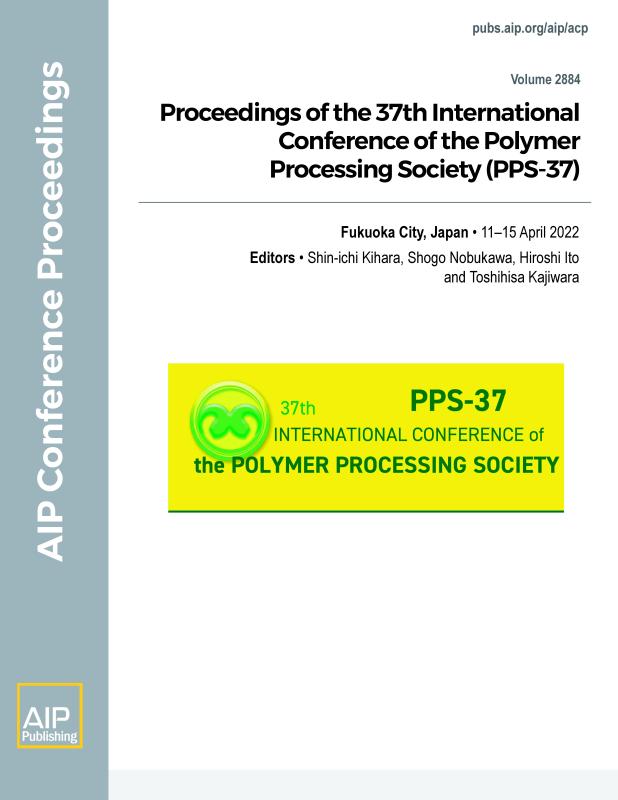 Cover of Volume 2884: Proceedings of the 37th International Conference of the Polymer Processing Society (PPS-37)