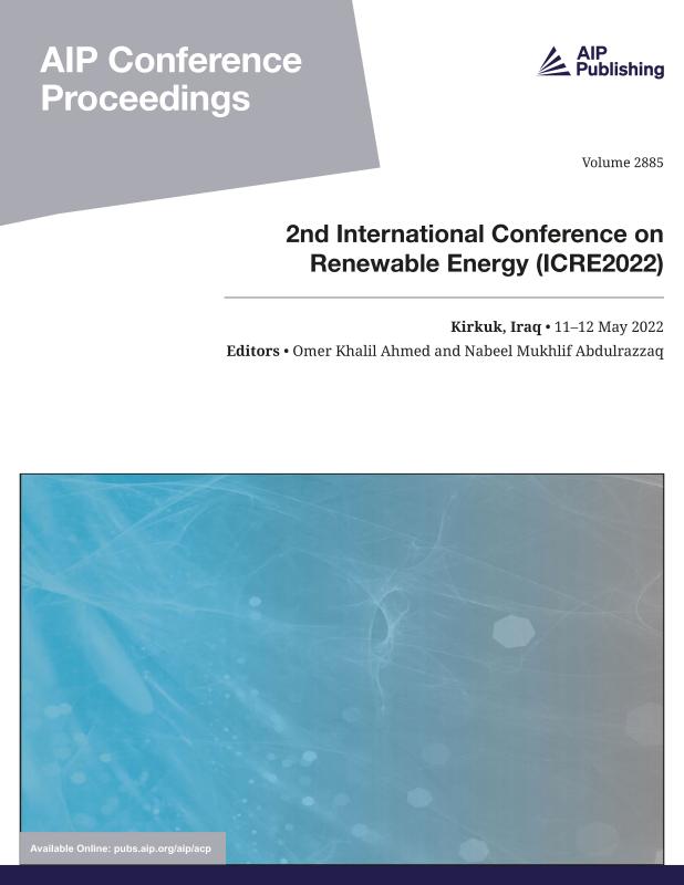 Cover of Volume 2885: 2nd International Conference on Renewable Energy (ICRE2022)