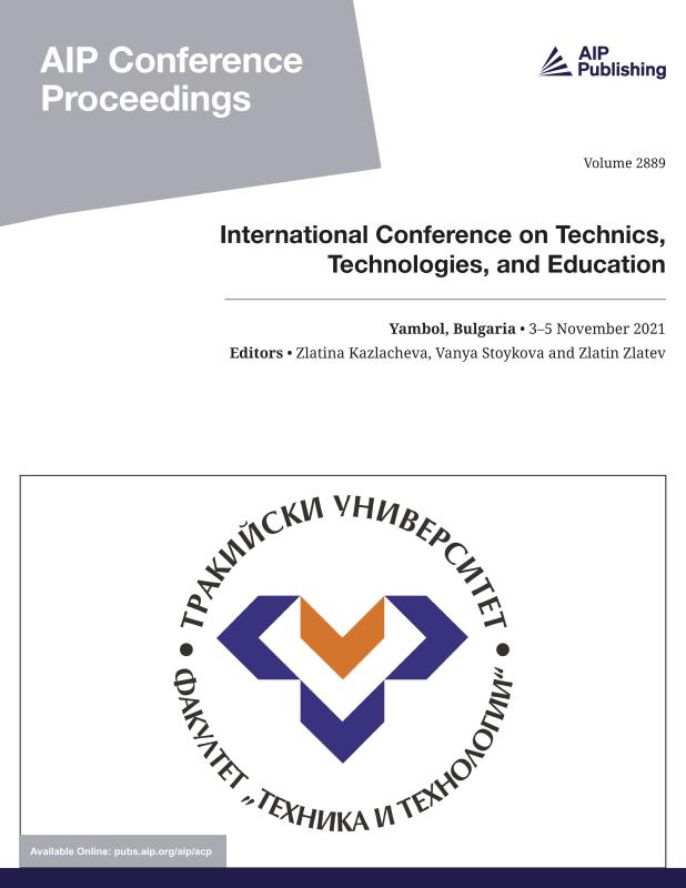 Cover of Volume 2889: International Conference on Technics, Technologies, and Education