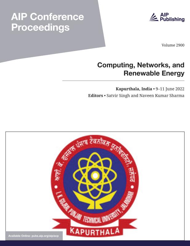 Cover of Volume 2900: Computing, Networks, and Renewable Energy