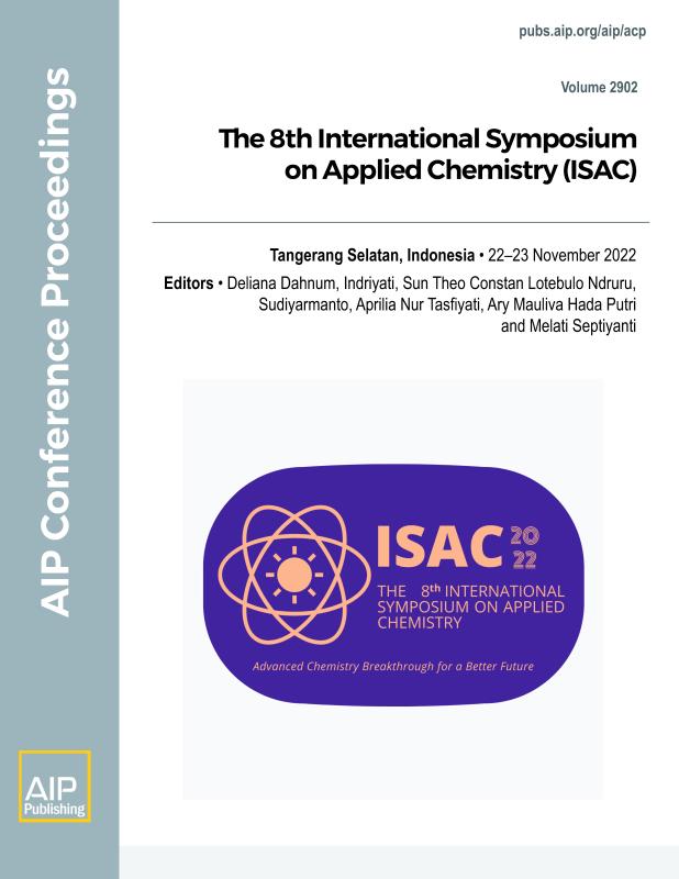 Cover of Volume 2902: The 8th International Symposium on Applied Chemistry (ISAC) 