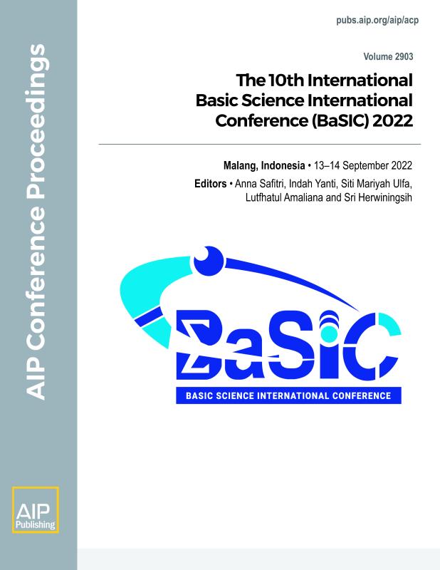 Cover of Volume 2903: The 10th International Basic Science International Conference (BaSIC) 2022