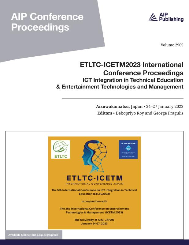 Cover of Volume 2909: ETLTC-ICETM2023 International Conference Proceedings