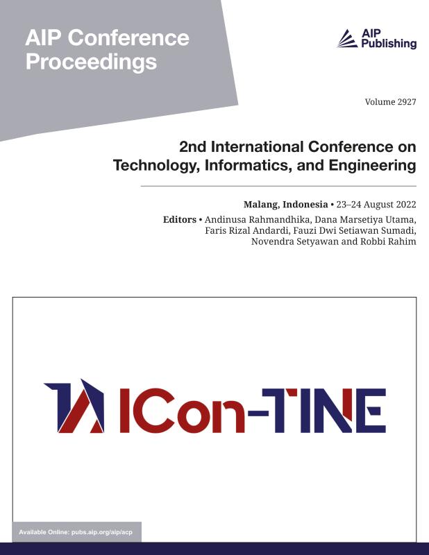 Cover of Volume 2927: 2nd International Conference on Technology, Informatics, and Engineering