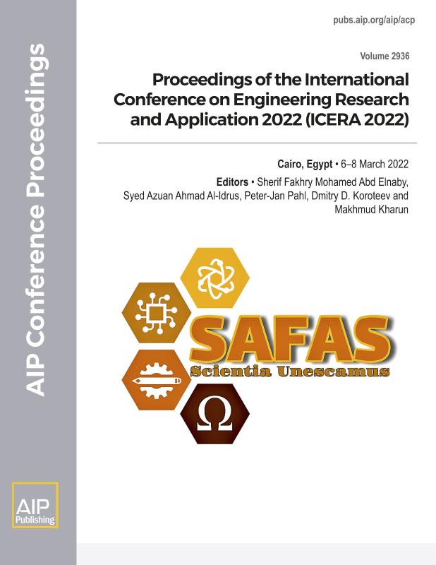Cover of Volume 2936: Proceedings of the International Conference on Engineering Research and Application 2022 (ICERA 2022)
