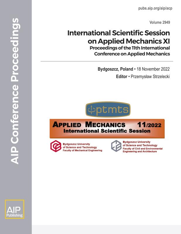 Cover of Volume 2949: International Scientific Session on Applied Mechanics XI 