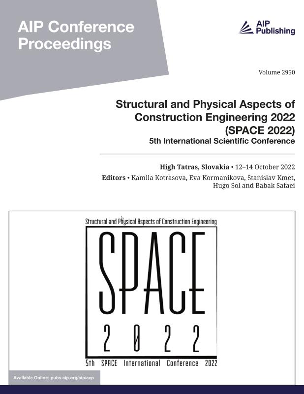 Cover of Volume 2950: Structural and Physical Aspects of Construction Engineering 2022 (SPACE 2022)