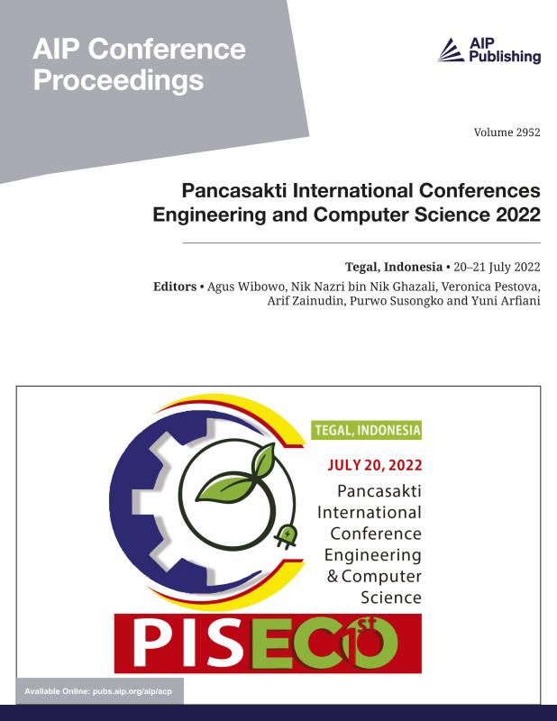 Cover of Volume 2952: Pancasakti International Conferences Engineering and Computer Science 2022 