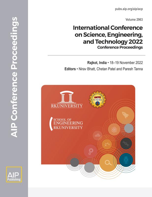 Cover of Volume 2963: International Conference of Science, Engineering, and Technology 2022: Conference Proceedings