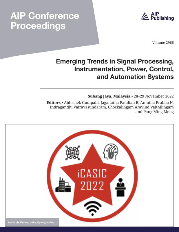 Cover of Volume 2966: Emerging Trends in Signal Processing, Instrumentation, Power, Control, and Automation Systems