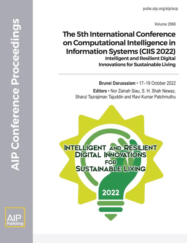 Cover of Volume 2968: The 5th International Conference on Computational Intelligence in Information Systems (CIIS 2022)