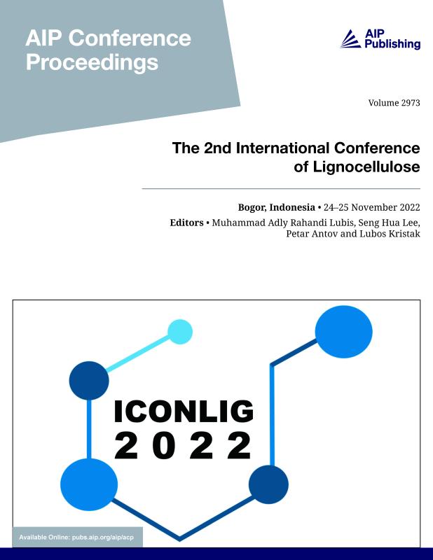 Cover of Volume 2973: The 2nd International Conference of Lignocellulose