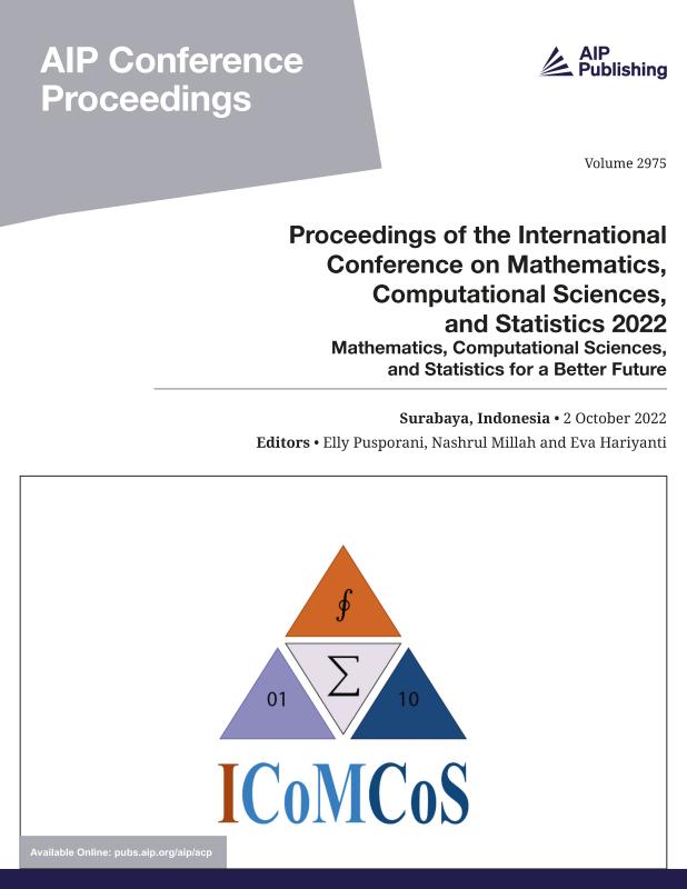 Cover of Volume 2975: Proceedings of the International Conference on Mathematics, Computational Sciences, and Statistics 2022