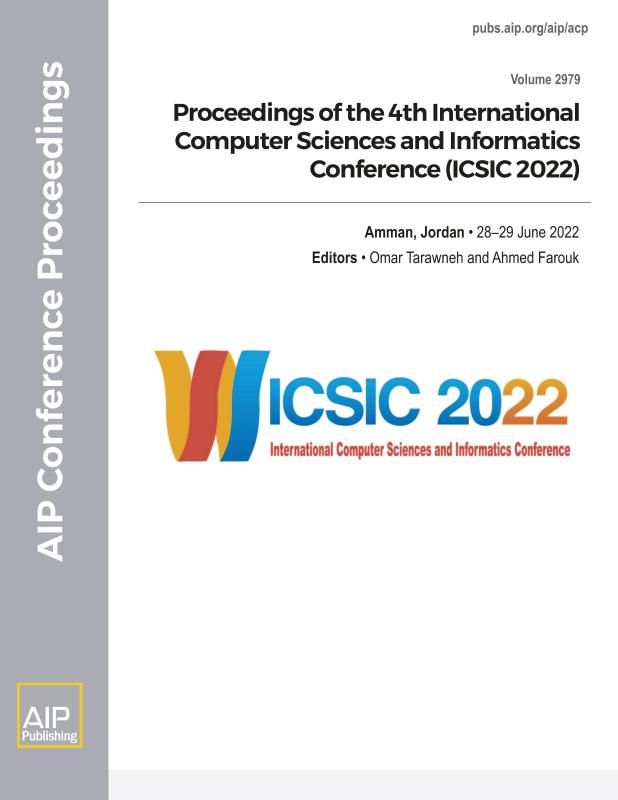 Cover of Volume 2979: Proceedings of the 4th International Computer Sciences and Informatics Conference (ICSIC 2022)