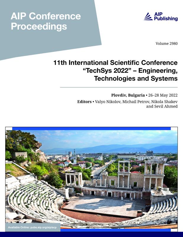 Cover of Volume 2980: 11th International Scientific Conference TechSys 2022  Engineering, Technologies and Systems