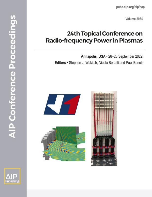 Cover of Volume 2984: 24th Topical Conference on Radio-frequency Power in Plasmas