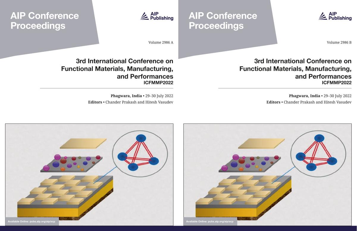 Cover of Volume 2986: 3rd International Conference on Functional Materials, Manufacturing, and Performances