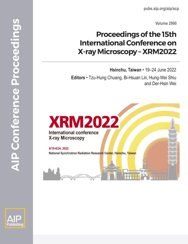 Cover of Volume 2990: Proceedings of the 15th International Conference on X-ray Microscopy - XRM2022