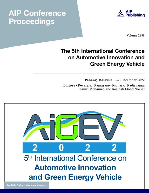 Cover of Volume 2998: The 5th International Conference on Automotive Innovation and Green Energy Vehicle