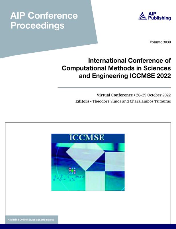 Cover of Volume 3030: International Conference of Computational Methods in Sciences and Engineering ICCMSE 2022