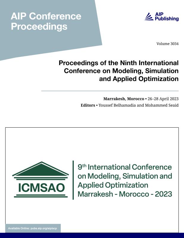 Cover of Volume 3034: Proceedings of the Ninth International Conference on Modeling, Simulation and Applied Optimization