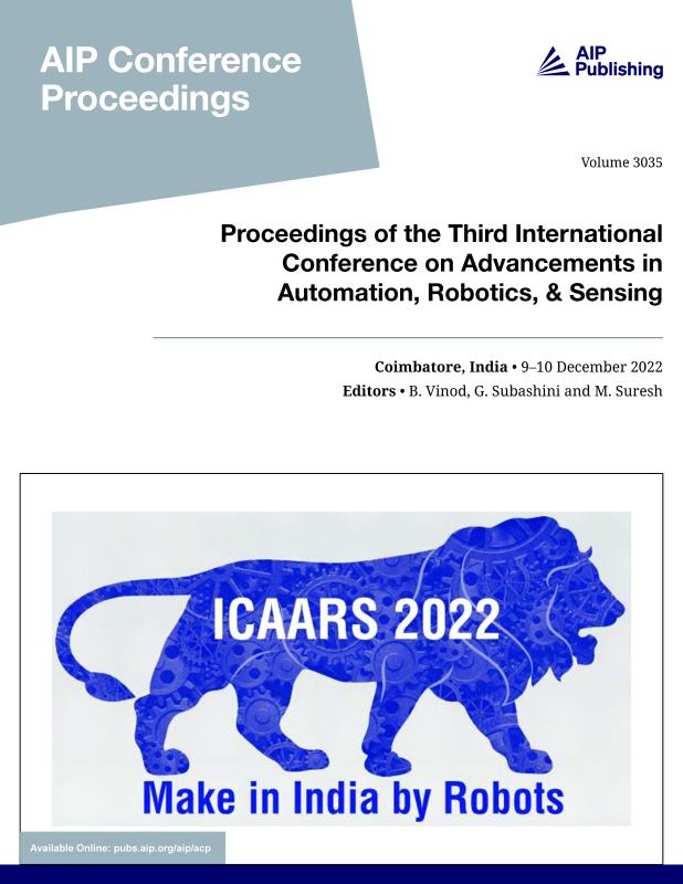 Cover of Volume 3035: Proceedings of the Third International Conference on Advancements in Automation, Robotics, & Sensing