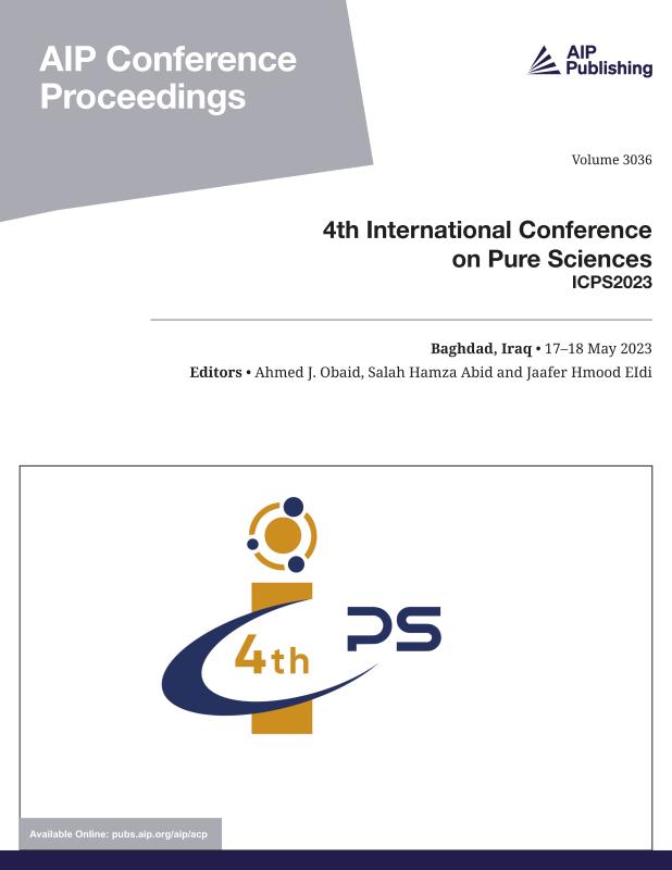 Cover of Volume 3036: 4th International Conference on Pure Sciences