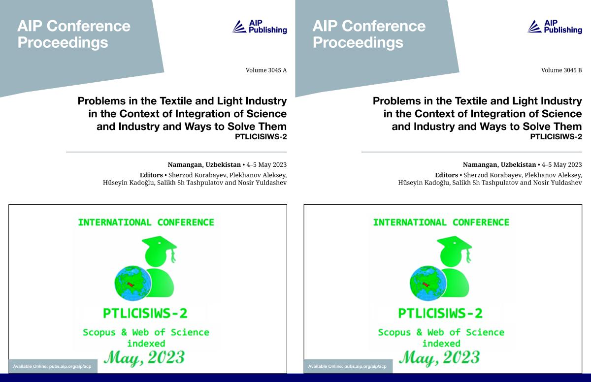 Cover of Volume 3045: Problems in the Textile and Light Industry in the Context of Integration of Science and Industry and Ways to Solve Them
