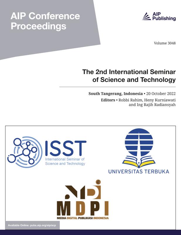 Cover of Volume 3048: The 2nd International Seminar of Science and Technology