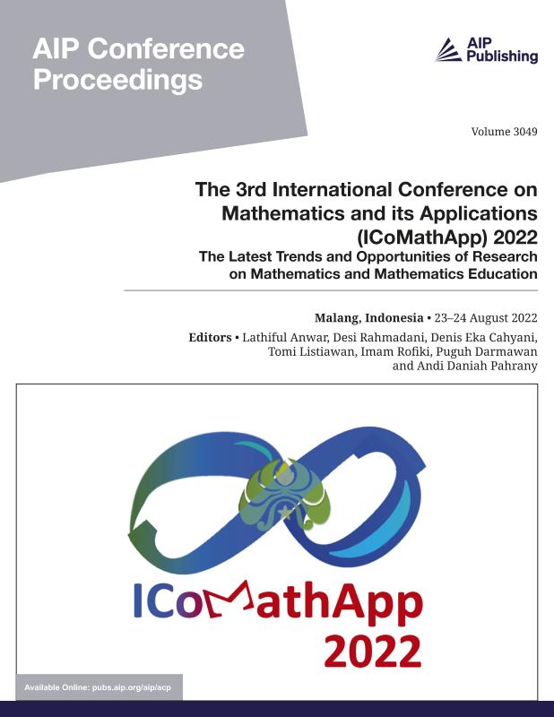 Cover of Volume 3049: The 3rd International Conference on Mathematics and its Applications (ICoMathApp) 2022