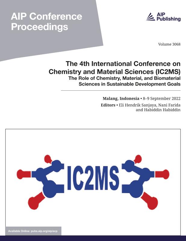 Cover of Volume 3068: The 4th International Conference on Chemistry and Material Sciences (IC2MS)