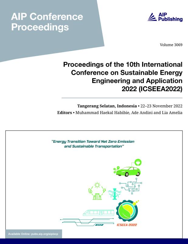 Cover of Volume 3069: Proceedings of the 10th International Conference on Sustainable Energy Engineering and Application 2022 (ICSEEA2022)