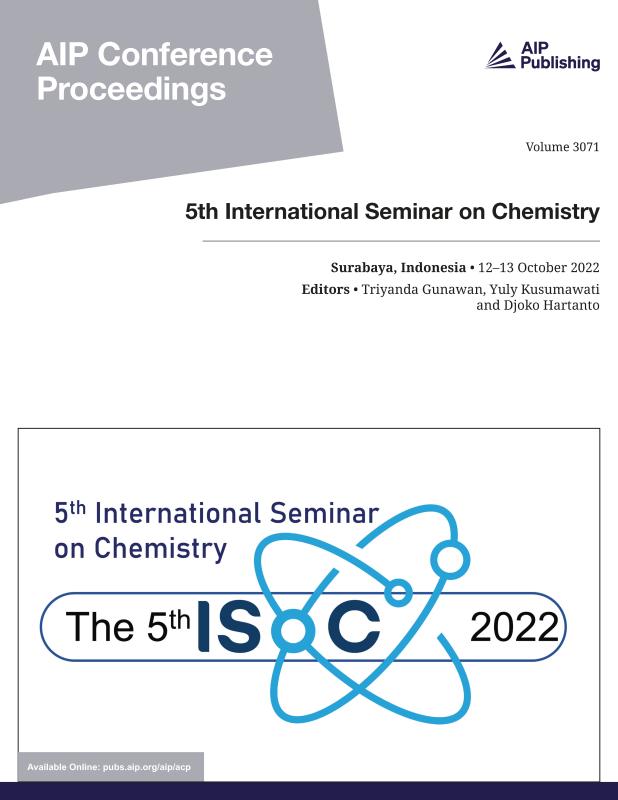 Cover of Volume 3071: 5th International Seminar on Chemistry