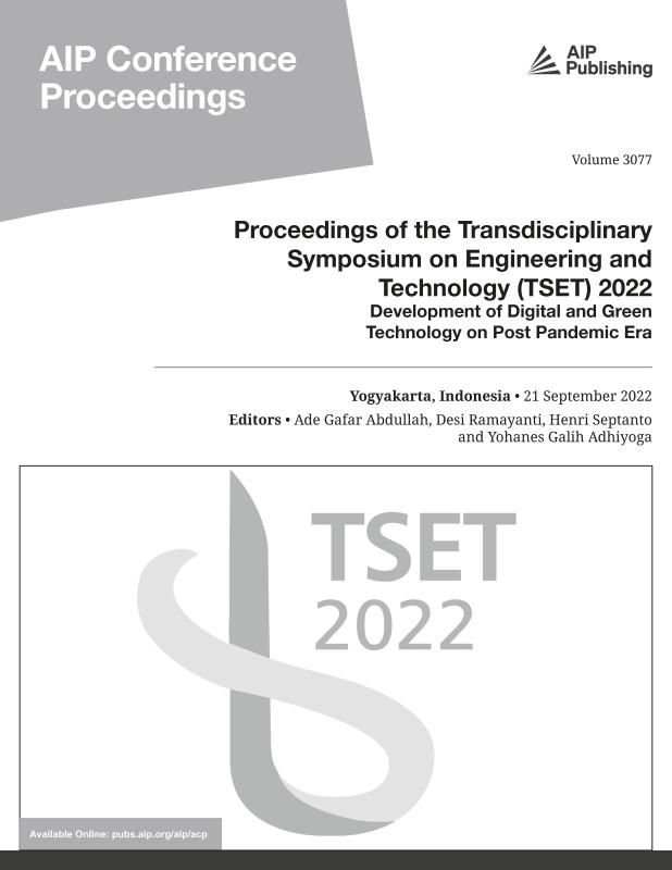Cover of Volume 3077: Proceedings of the Transdisciplinary Symposium on Engineering and Technology (TSET) 2022