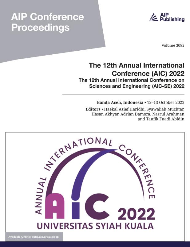 Cover of Volume 3082: The 12th Annual International Conference (AIC) 2022