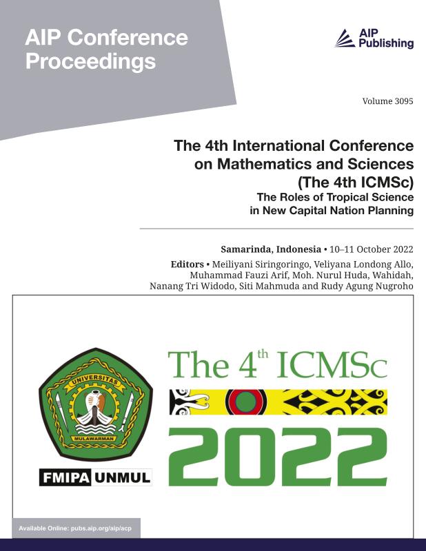 Cover of Volume 3095: The 4th International Conference on Mathematics and Sciences (The 4th ICMSc)