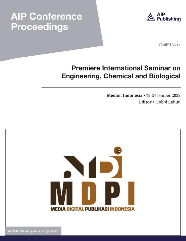 Cover of Volume 3098: Premiere International Seminar on Engineering, Chemical and Biological