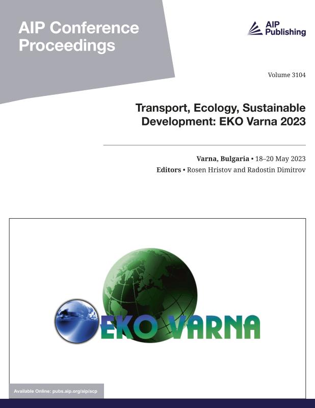Cover of Volume 3104: TRANSPORT, ECOLOGY, SUSTAINABLE DEVELOPMENT: EKO Varna 2023