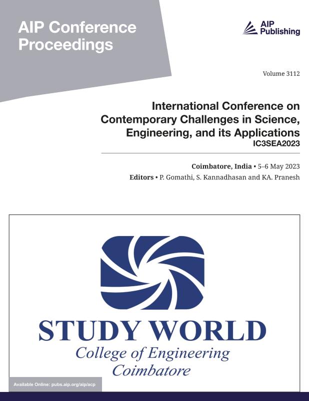 Cover of Volume 3112: International Conference on Contemporary Challenges in Science, Engineering, and its Applications