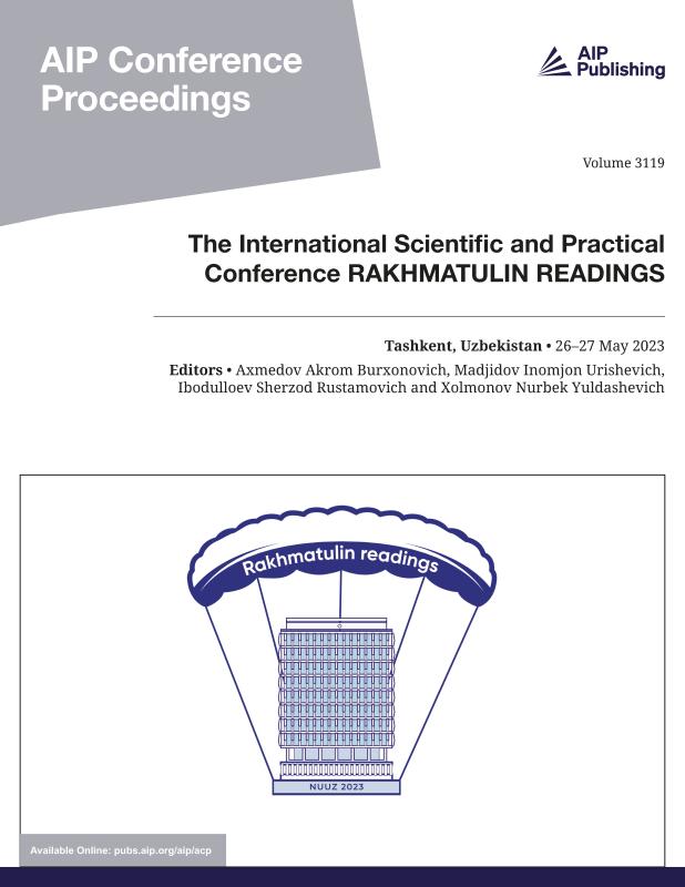 Cover of Volume 3119: International scientific and practical conference RAKHMATULIN READINGS 
