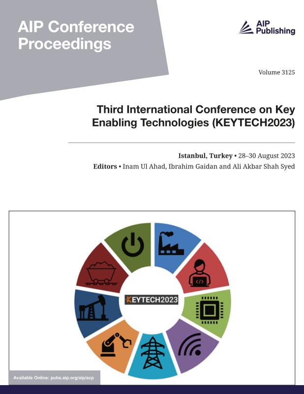 Cover of Volume 3125: Third International Conference on Key Enabling Technologies (KEYTECH2023)