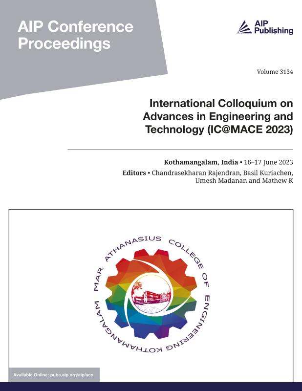 Cover of Volume 3134: INTERNATIONAL COLLOQUIUM ON ADVANCES IN ENGINEERING AND TECHNOLOGY (IC@MACE 2023)