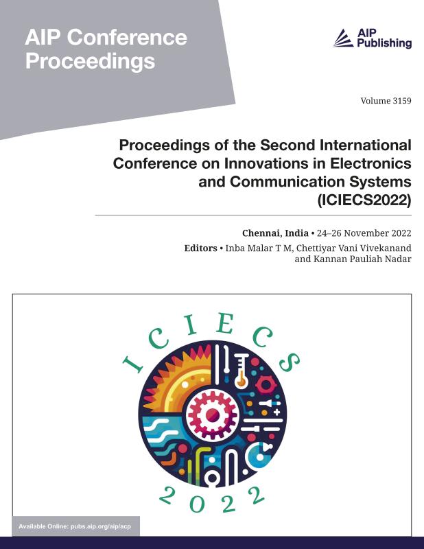 Cover of Volume 3159: Proceedings of the Second International Conference on Innovations in Electronics and Communication Systems (ICIECS2022)